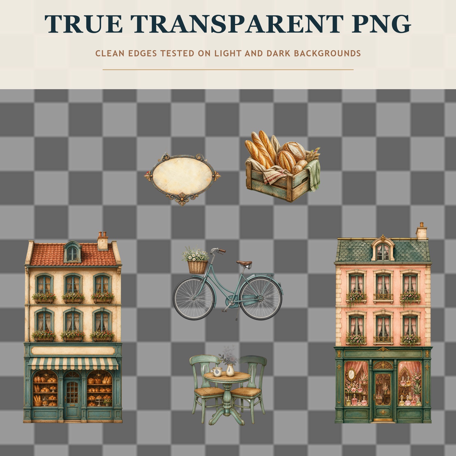 Transparent background proof for the PNG illustrations
